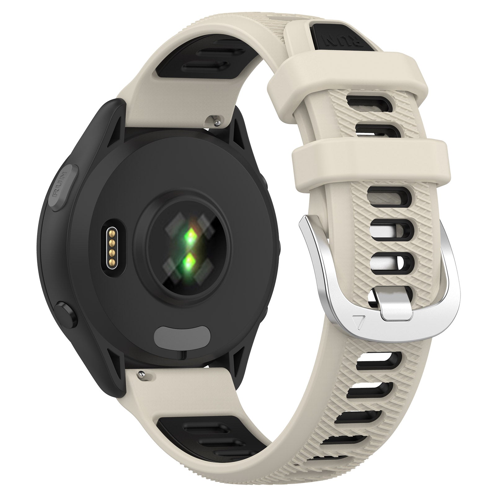 18 mm Quick Release Silicone Watch Band for Garmin (LSHHT414-033)