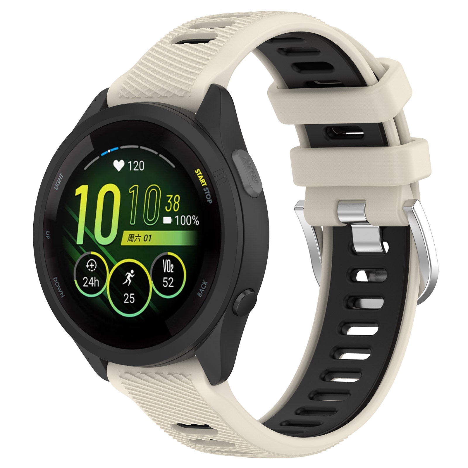 22 mm Quick Release Silicone Watch Band for Garmin  (LSHHT414-033)