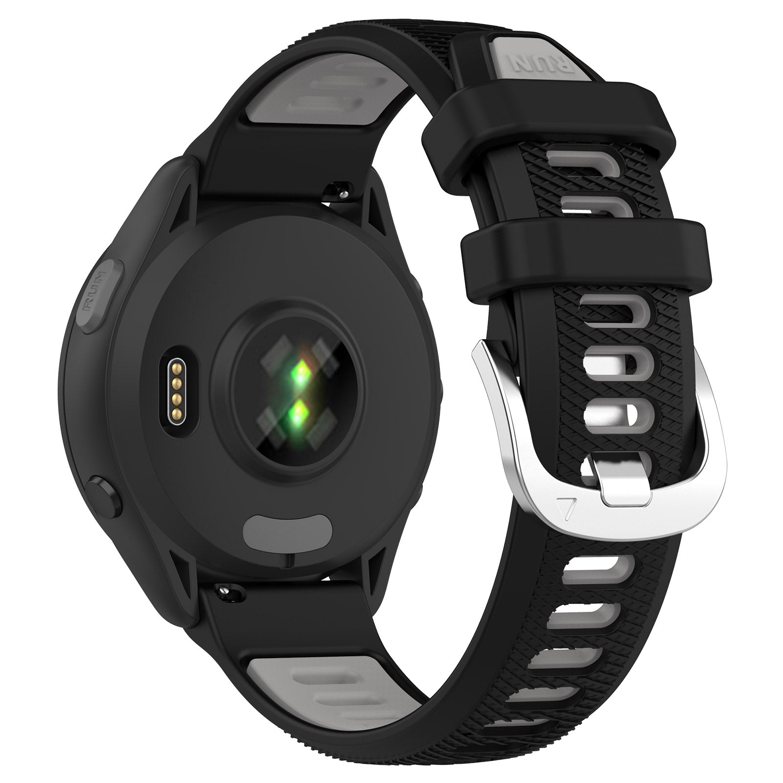 18 mm Quick Release Silicone Watch Band for Garmin (LSHHT414-033)