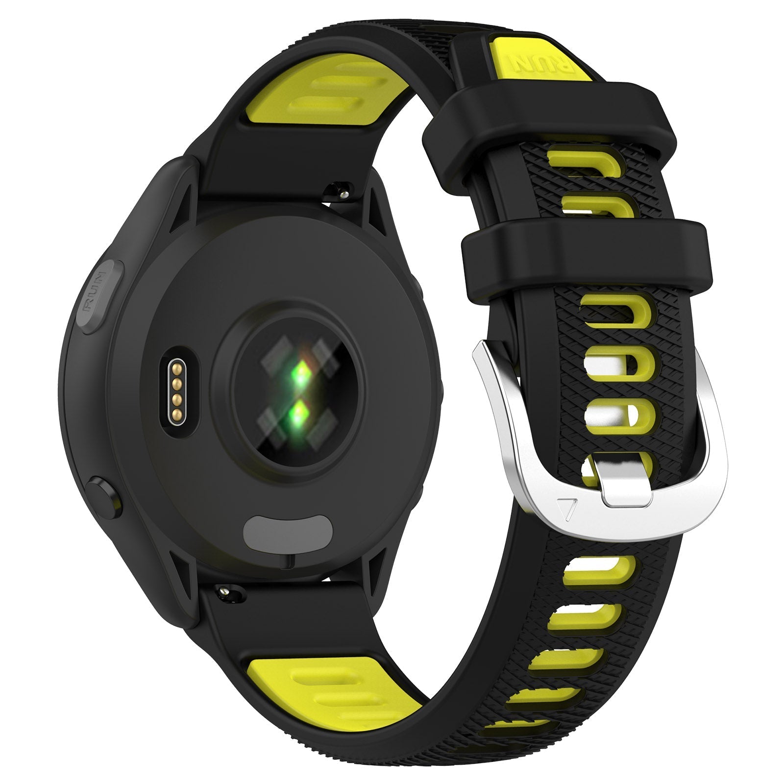 18 mm Quick Release Silicone Watch Band for Garmin (LSHHT414-033)