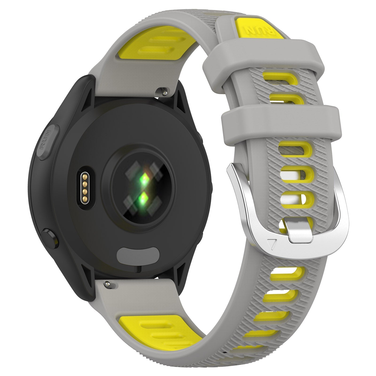 18 mm Quick Release Silicone Watch Band for Garmin (LSHHT414-033)