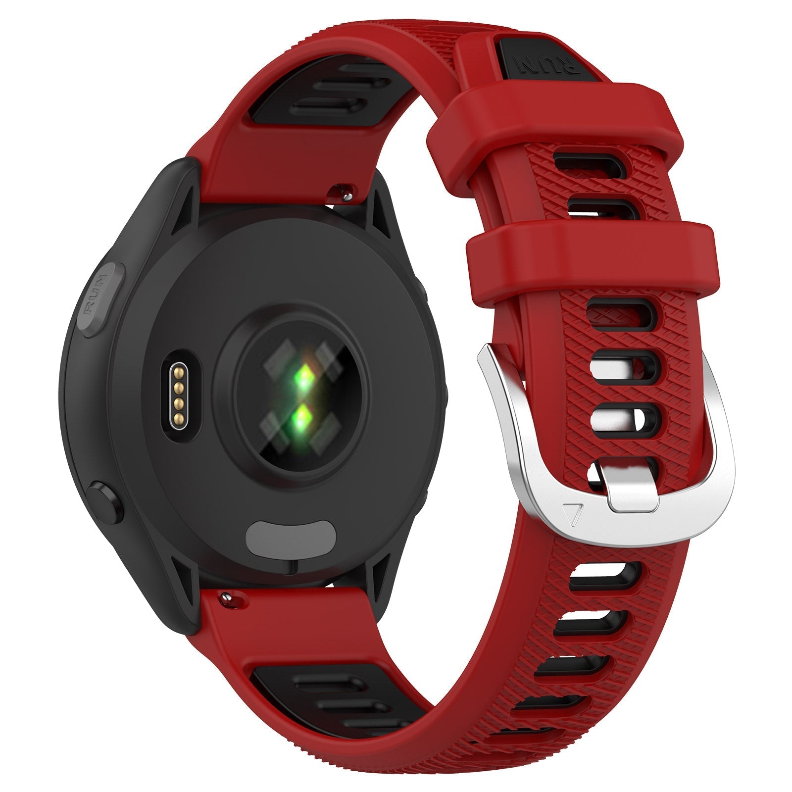 18 mm Quick Release Silicone Watch Band for Garmin (LSHHT414-033)