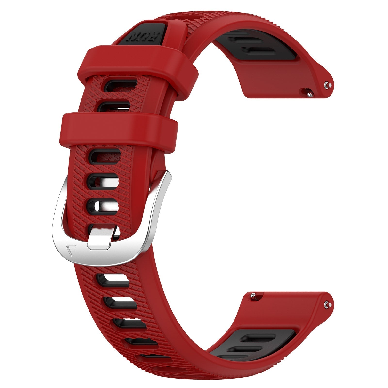 18 mm Quick Release Silicone Watch Band for Garmin (LSHHT414-033)