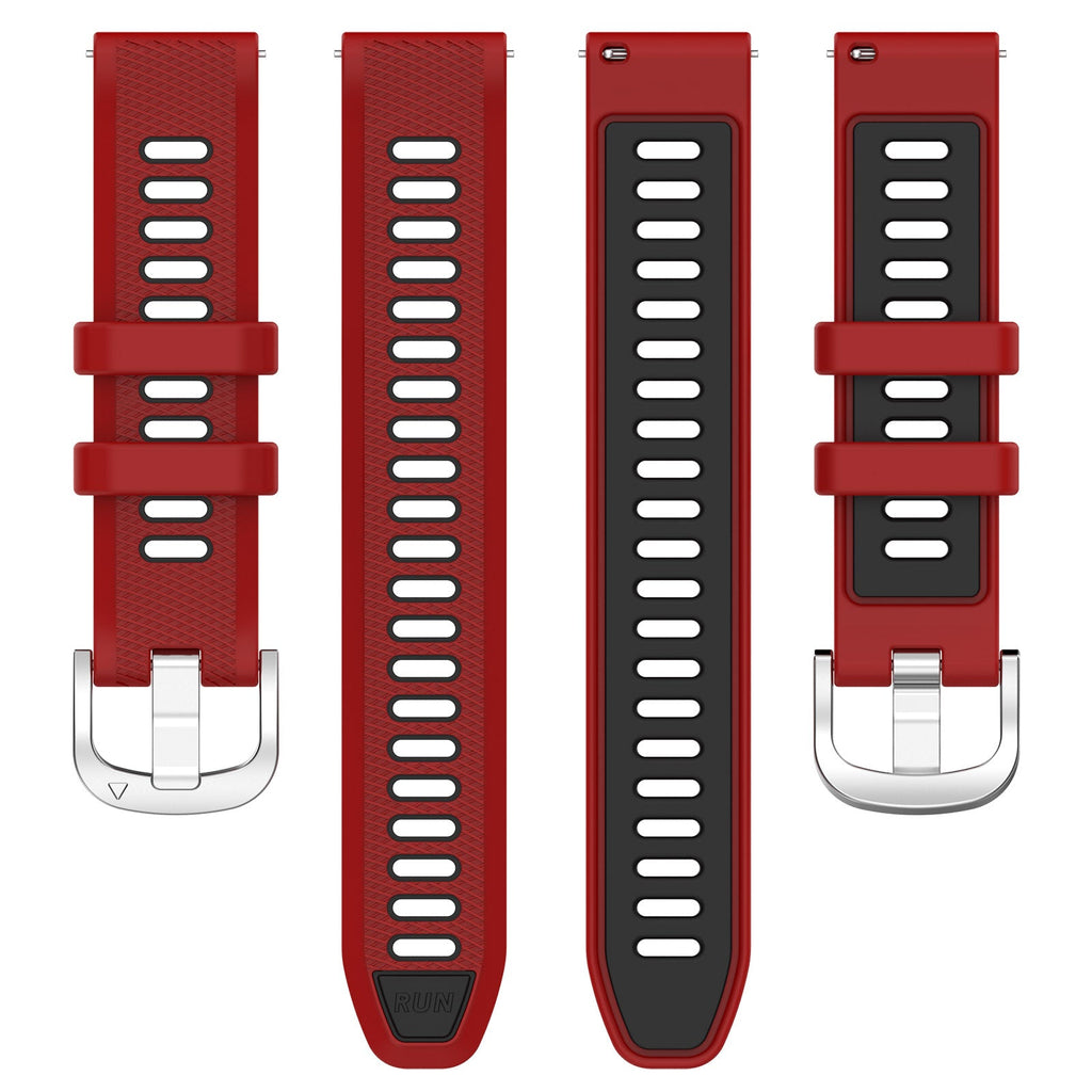 18 mm Quick Release Silicone Watch Band for Garmin (LSHHT414-033)