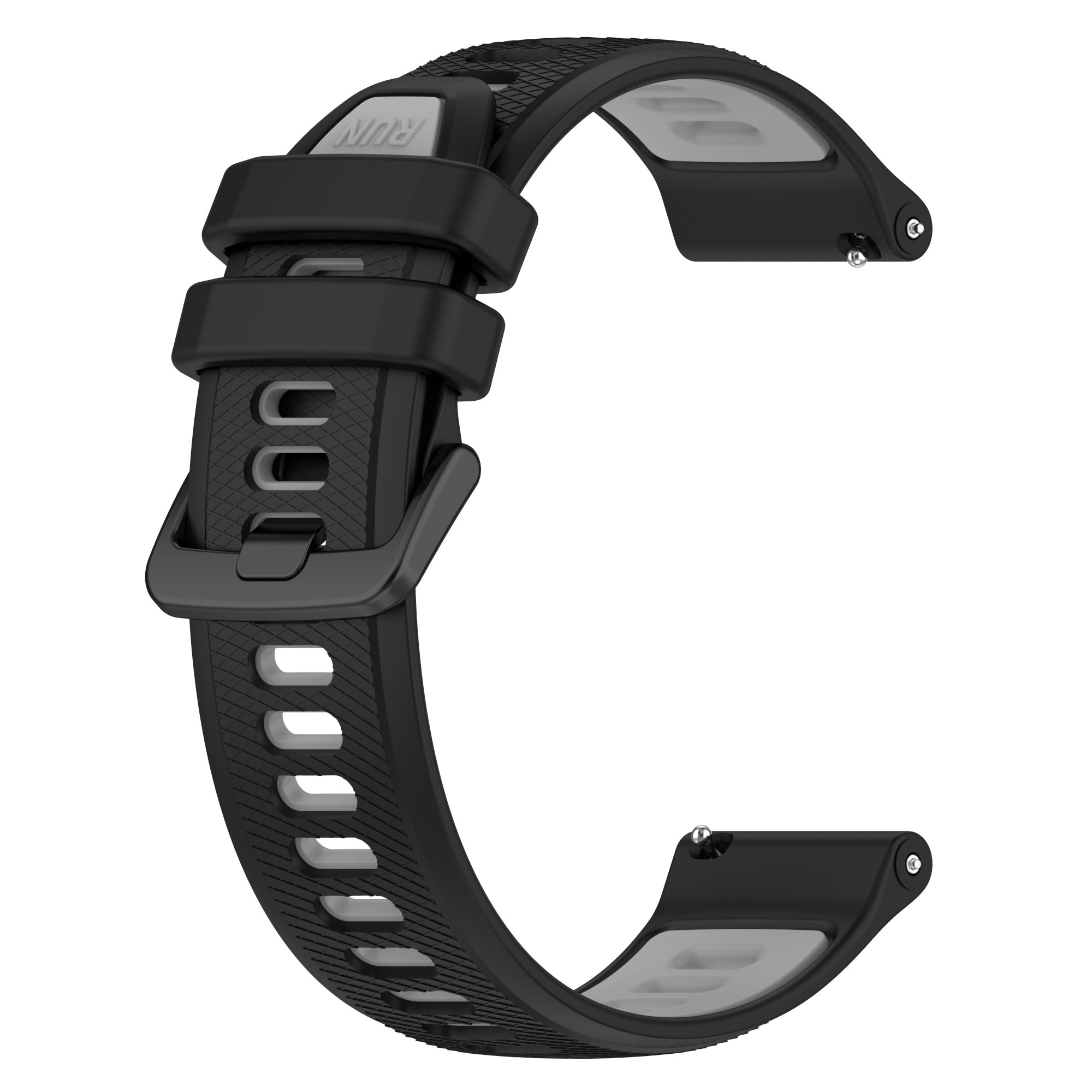 18 mm Quick Release Silicone Watch Band for Garmin Forerunner265 Custom Rubber Watch Strap Meal Alloy (LSHHT414-046)