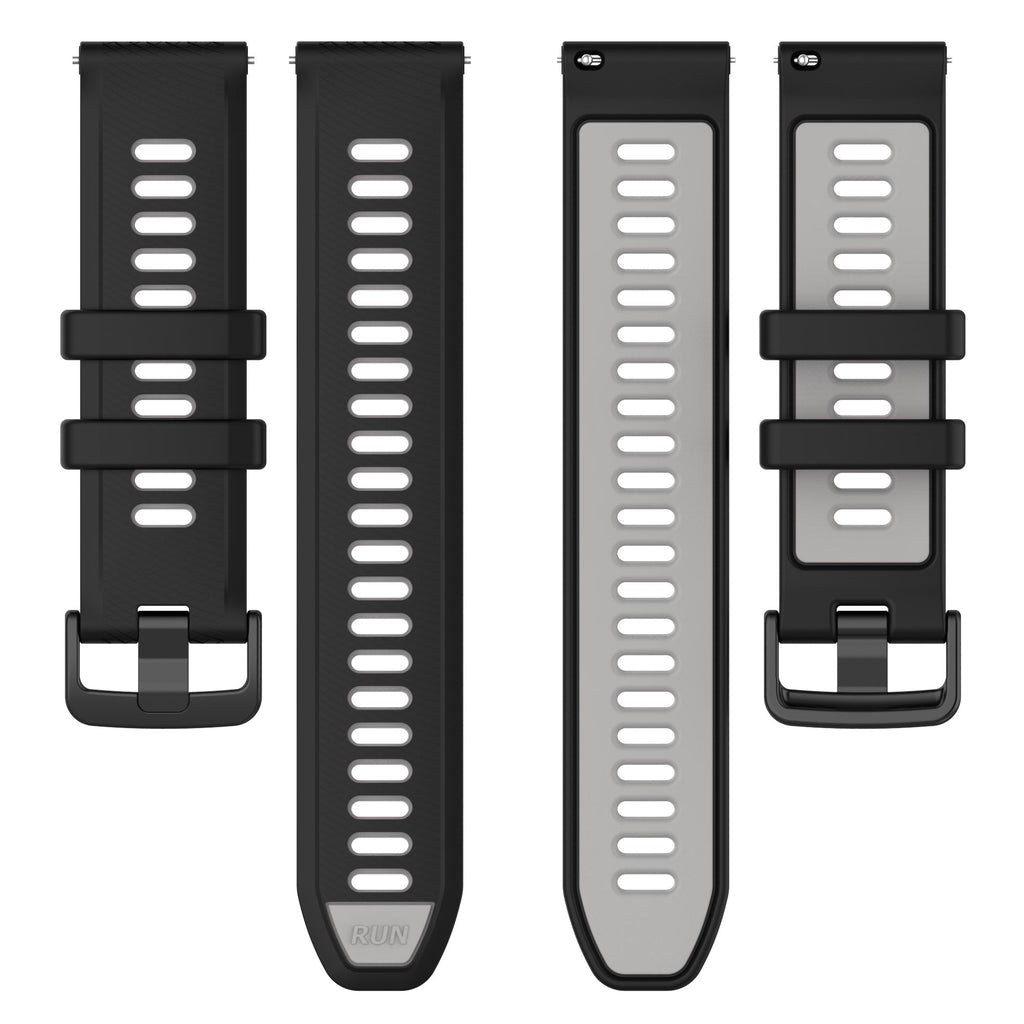 18 mm Quick Release Silicone Watch Band for Garmin Forerunner265 Custom Rubber Watch Strap Meal Alloy (LSHHT414-046)