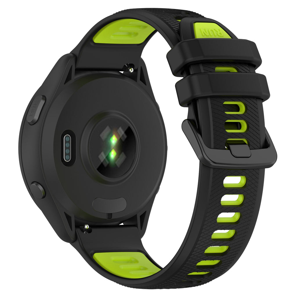 18 mm Quick Release Silicone Watch Band for Garmin Forerunner265 Custom Rubber Watch Strap Meal Alloy (LSHHT414-046)