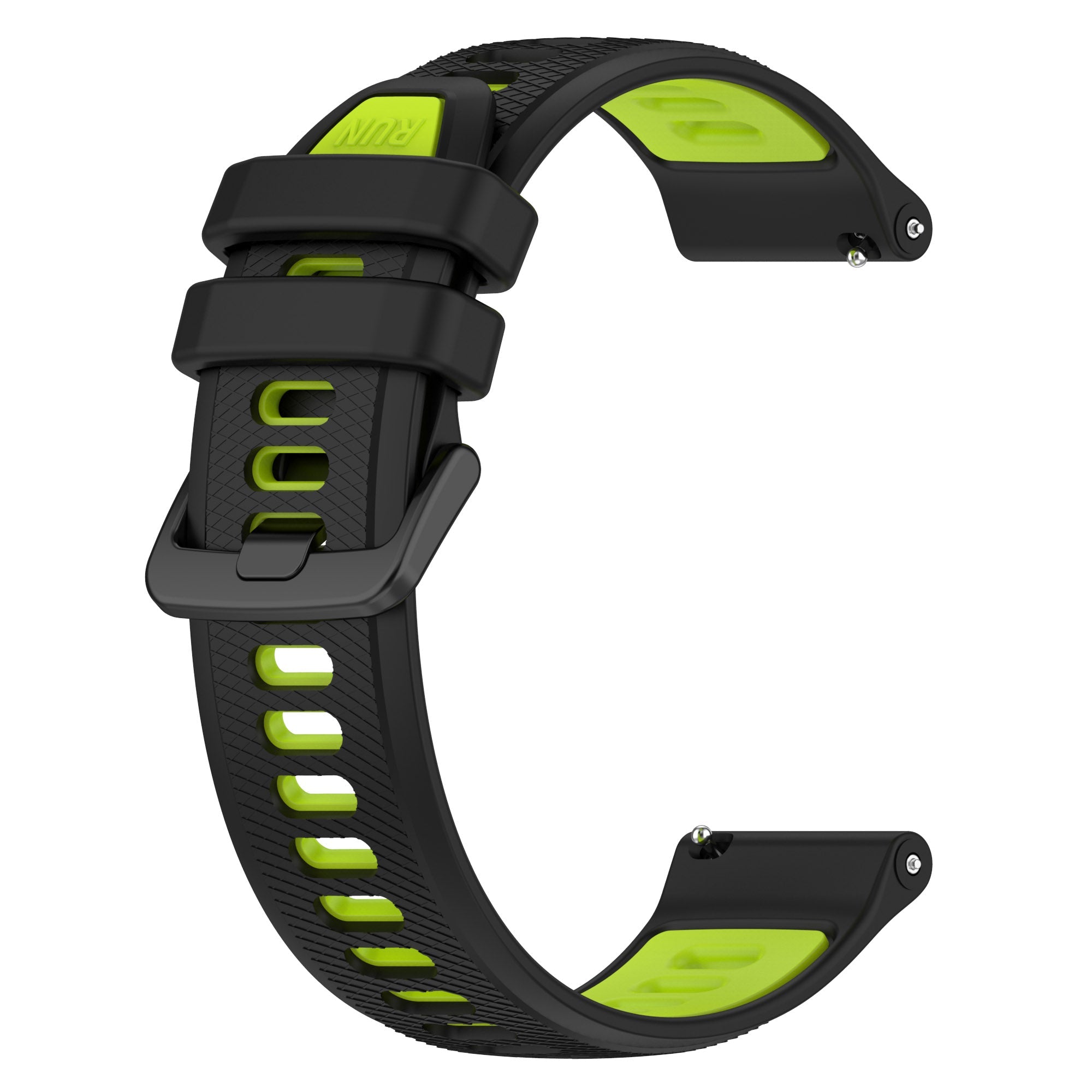 18 mm Quick Release Silicone Watch Band for Garmin Forerunner265 Custom Rubber Watch Strap Meal Alloy (LSHHT414-046)