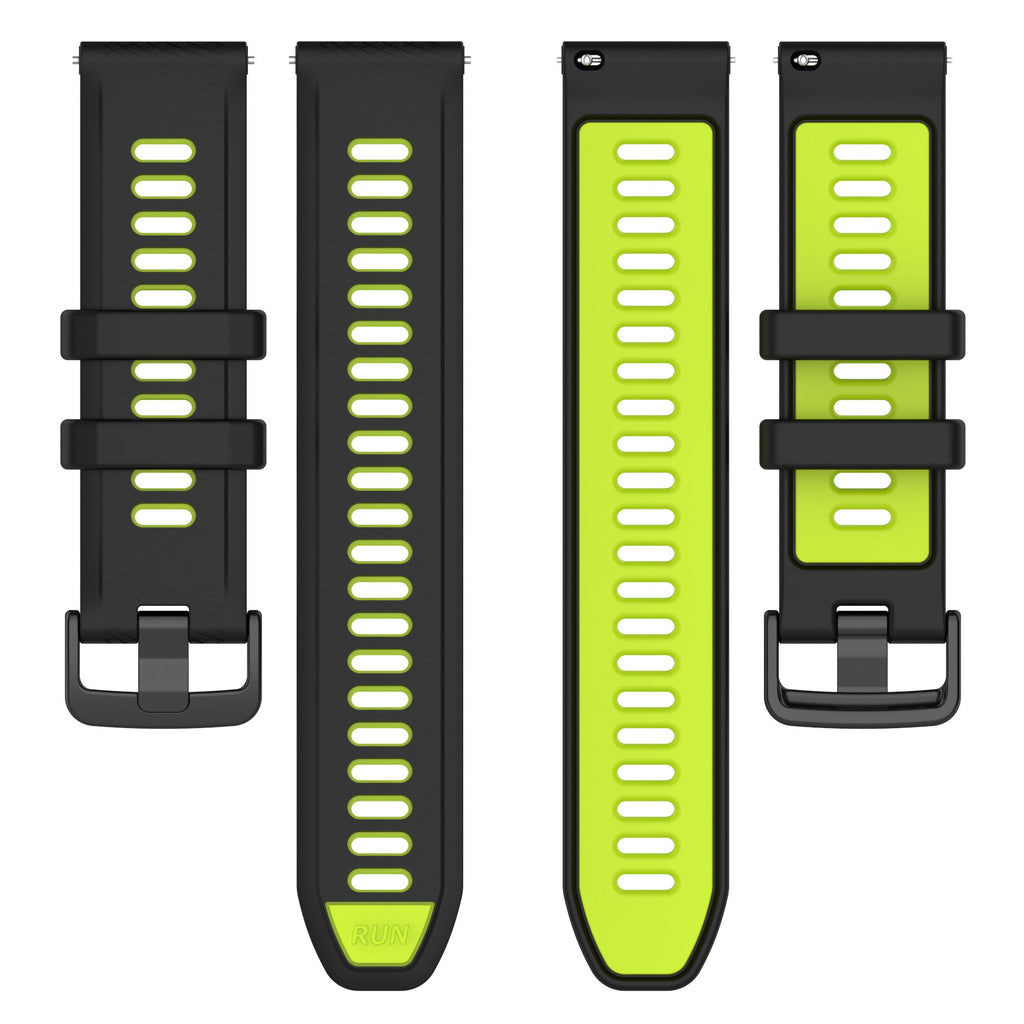18 mm Quick Release Silicone Watch Band for Garmin Forerunner265 Custom Rubber Watch Strap Meal Alloy (LSHHT414-046)