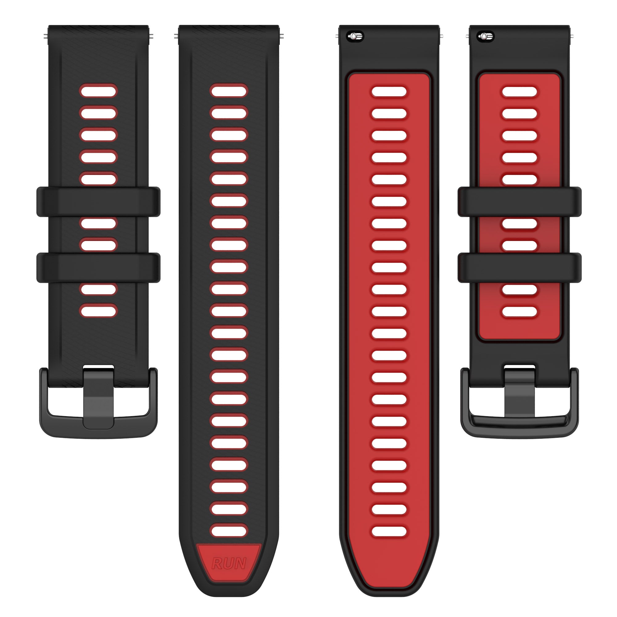 18 mm Quick Release Silicone Watch Band for Garmin Forerunner265 Custom Rubber Watch Strap Meal Alloy (LSHHT414-046)