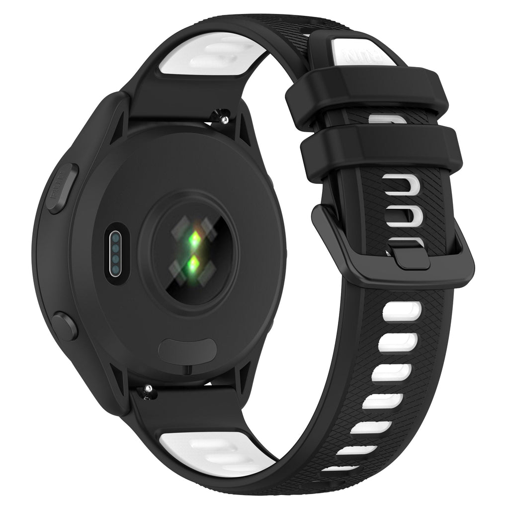 18 mm Quick Release Silicone Watch Band for Garmin Forerunner265 Custom Rubber Watch Strap Meal Alloy (LSHHT414-046)