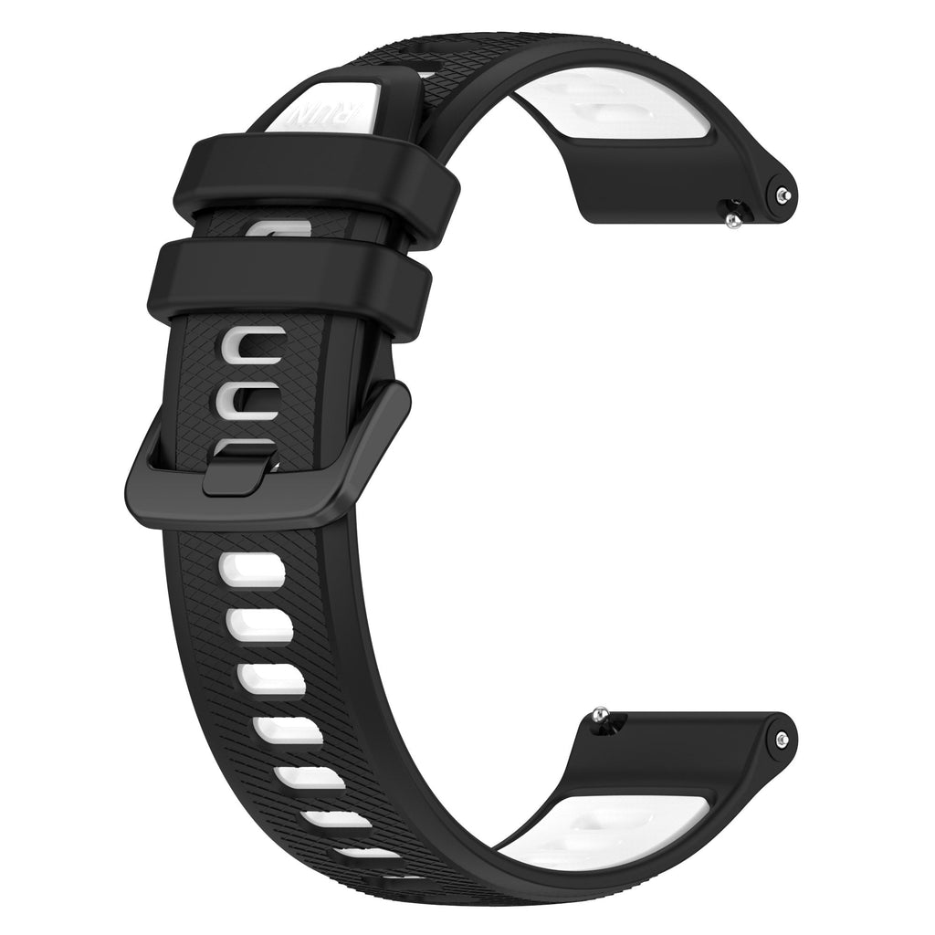 18 mm Quick Release Silicone Watch Band for Garmin Forerunner265 Custom Rubber Watch Strap Meal Alloy (LSHHT414-046)