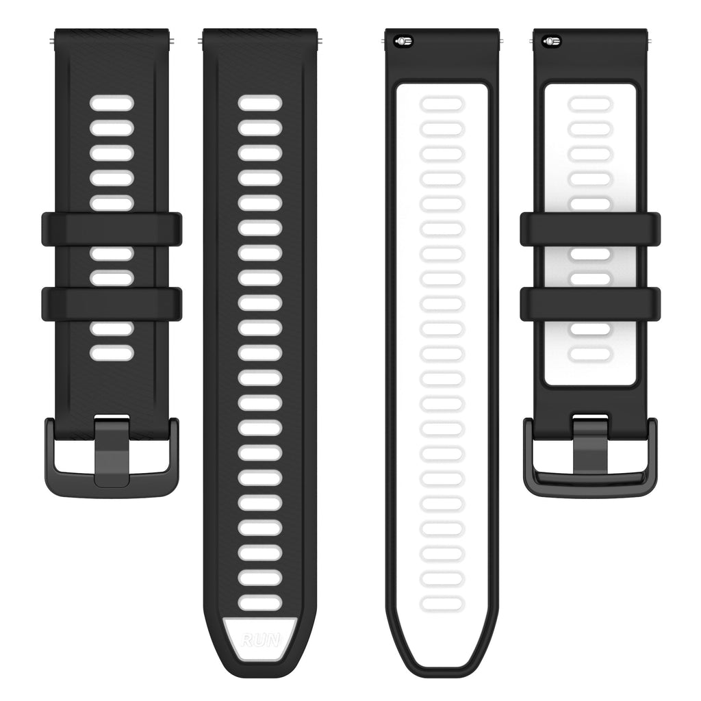 18 mm Quick Release Silicone Watch Band for Garmin Forerunner265 Custom Rubber Watch Strap Meal Alloy (LSHHT414-046)