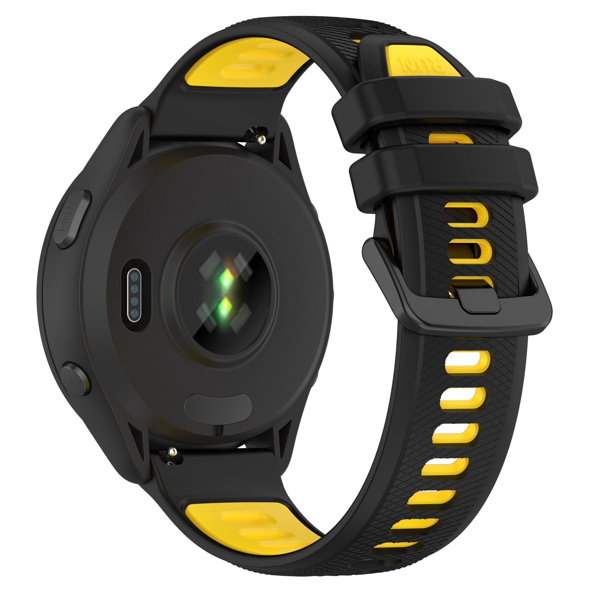 18 mm Quick Release Silicone Watch Band for Garmin Forerunner265 Custom Rubber Watch Strap Meal Alloy (LSHHT414-046)
