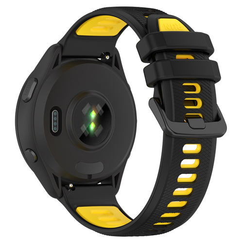 18 mm Quick Release Silicone Watch Band for Garmin Forerunner265 Custom Rubber Watch Strap Meal Alloy (LSHHT414-046)