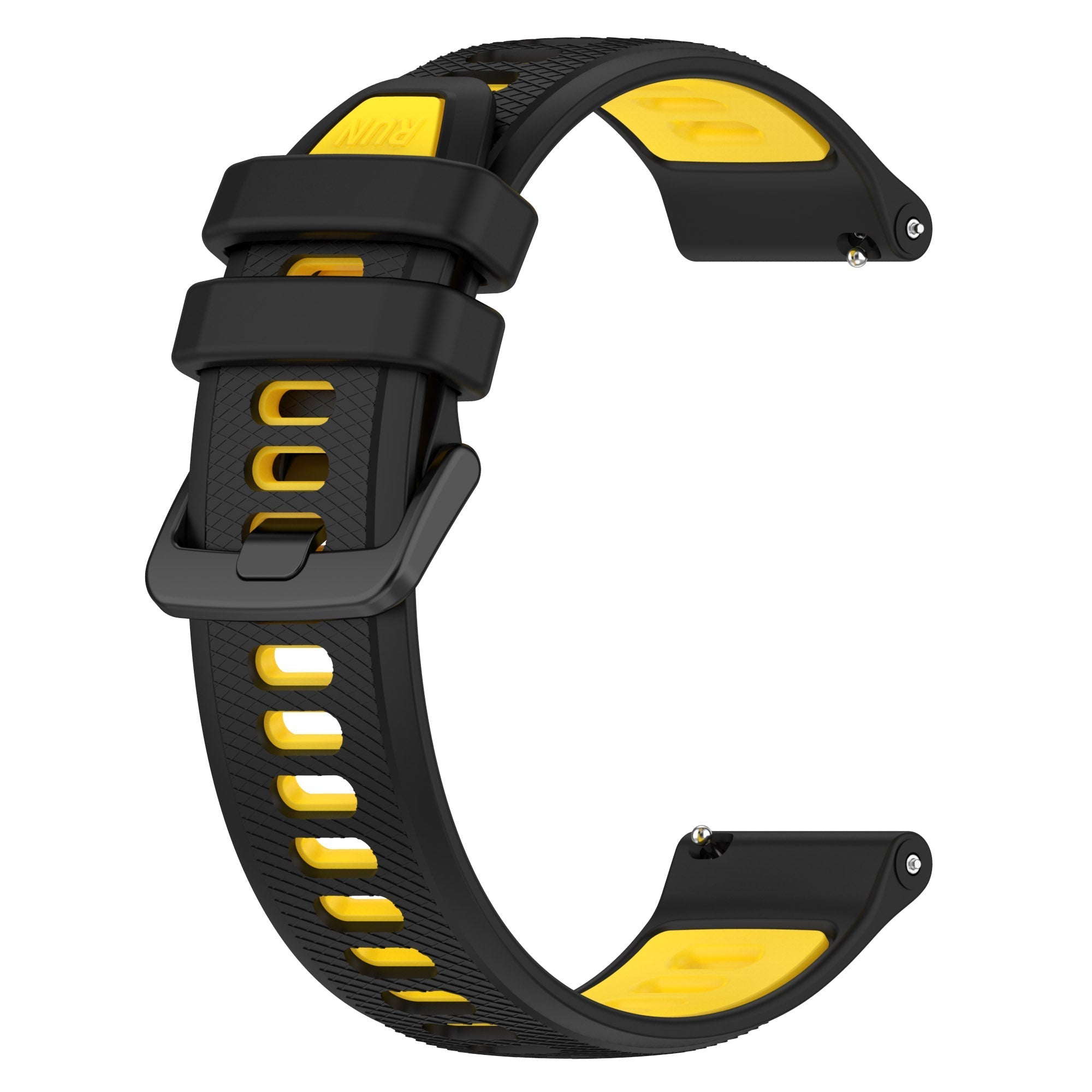 18 mm Quick Release Silicone Watch Band for Garmin Forerunner265 Custom Rubber Watch Strap Meal Alloy (LSHHT414-046)