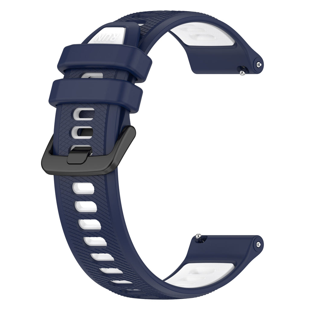 18 mm Quick Release Silicone Watch Band for Garmin Forerunner265 Custom Rubber Watch Strap Meal Alloy (LSHHT414-046)