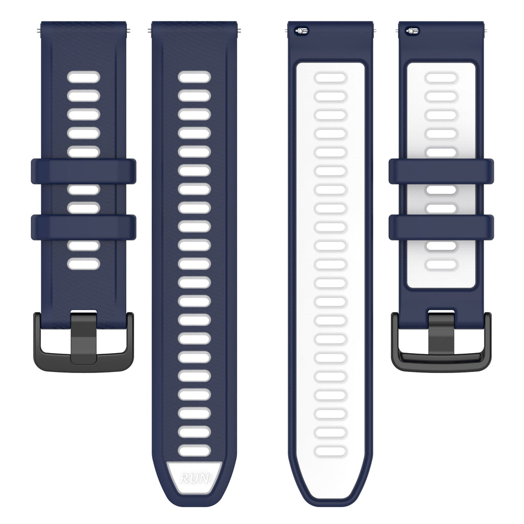 18 mm Quick Release Silicone Watch Band for Garmin Forerunner265 Custom Rubber Watch Strap Meal Alloy (LSHHT414-046)
