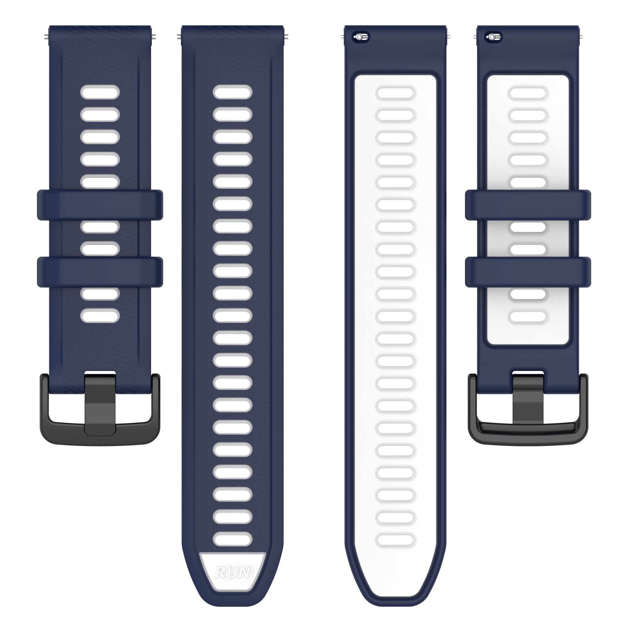 18 mm Quick Release Silicone Watch Band for Garmin Forerunner265 Custom Rubber Watch Strap Meal Alloy (LSHHT414-046)