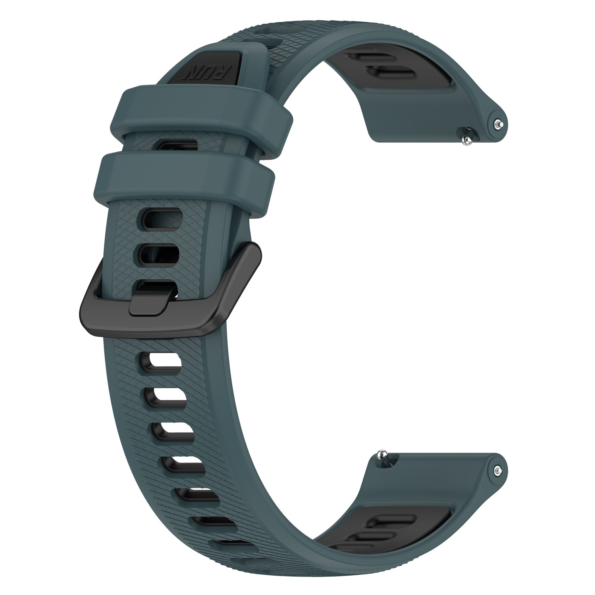 18 mm Quick Release Silicone Watch Band for Garmin Forerunner265 Custom Rubber Watch Strap Meal Alloy (LSHHT414-046)