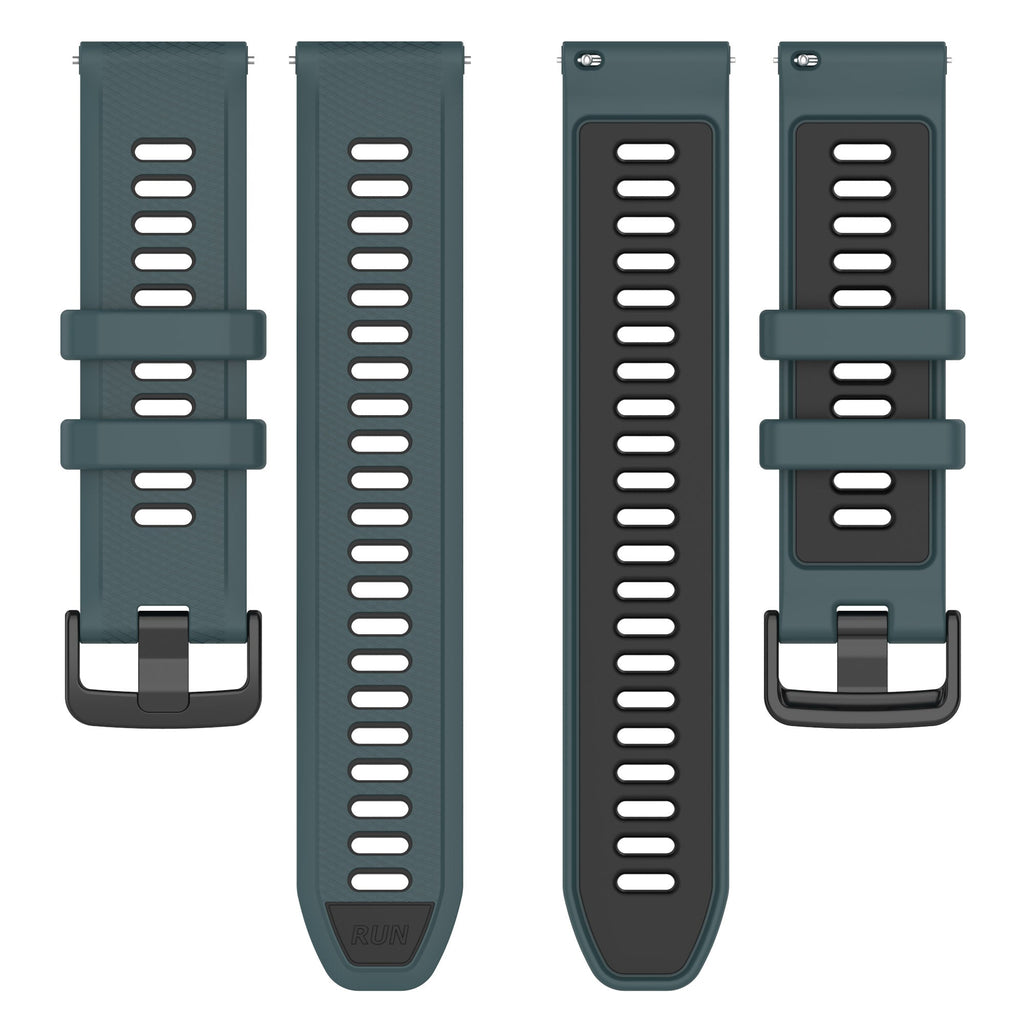 18 mm Quick Release Silicone Watch Band for Garmin Forerunner265 Custom Rubber Watch Strap Meal Alloy (LSHHT414-046)