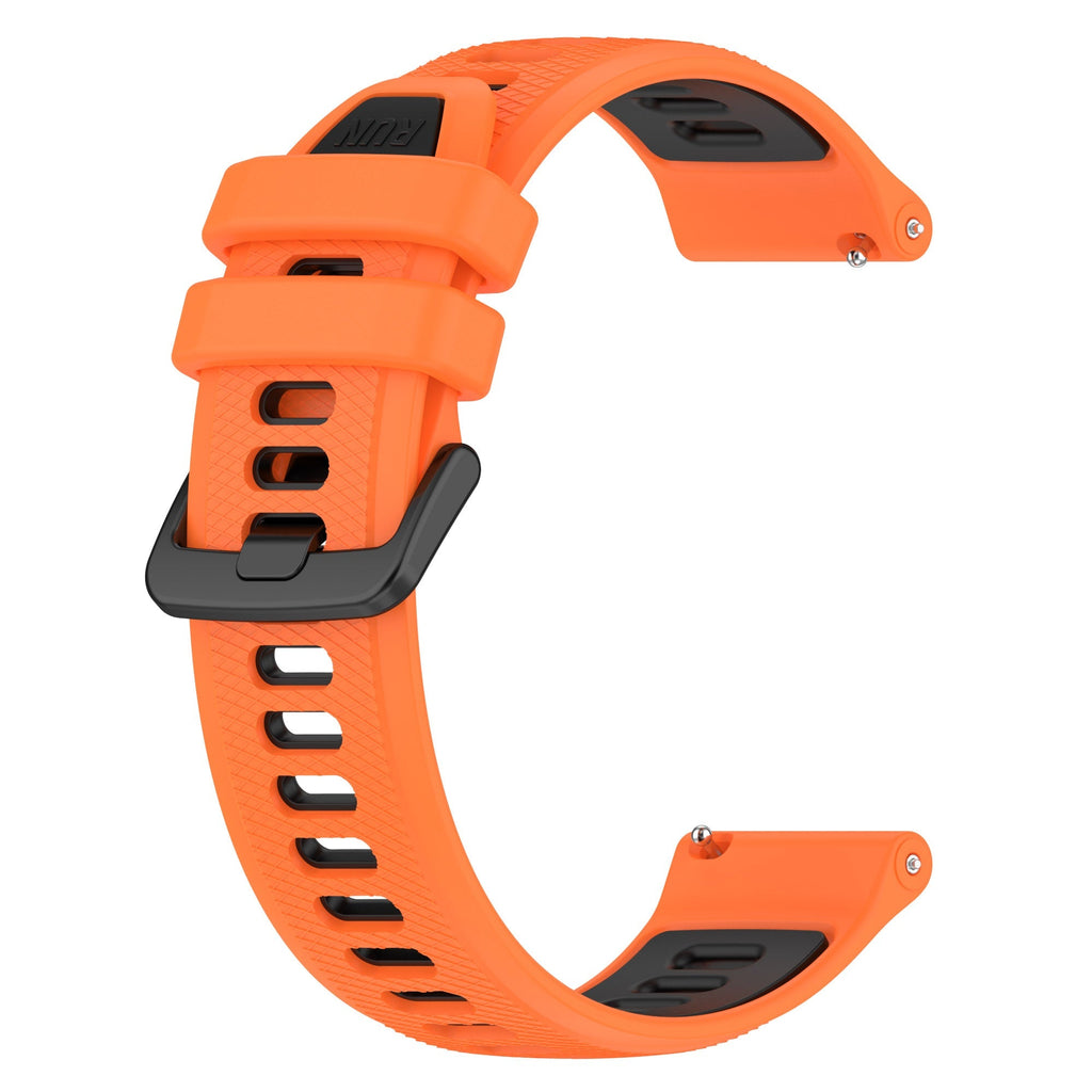 18 mm Quick Release Silicone Watch Band for Garmin Forerunner265 Custom Rubber Watch Strap Meal Alloy (LSHHT414-046)