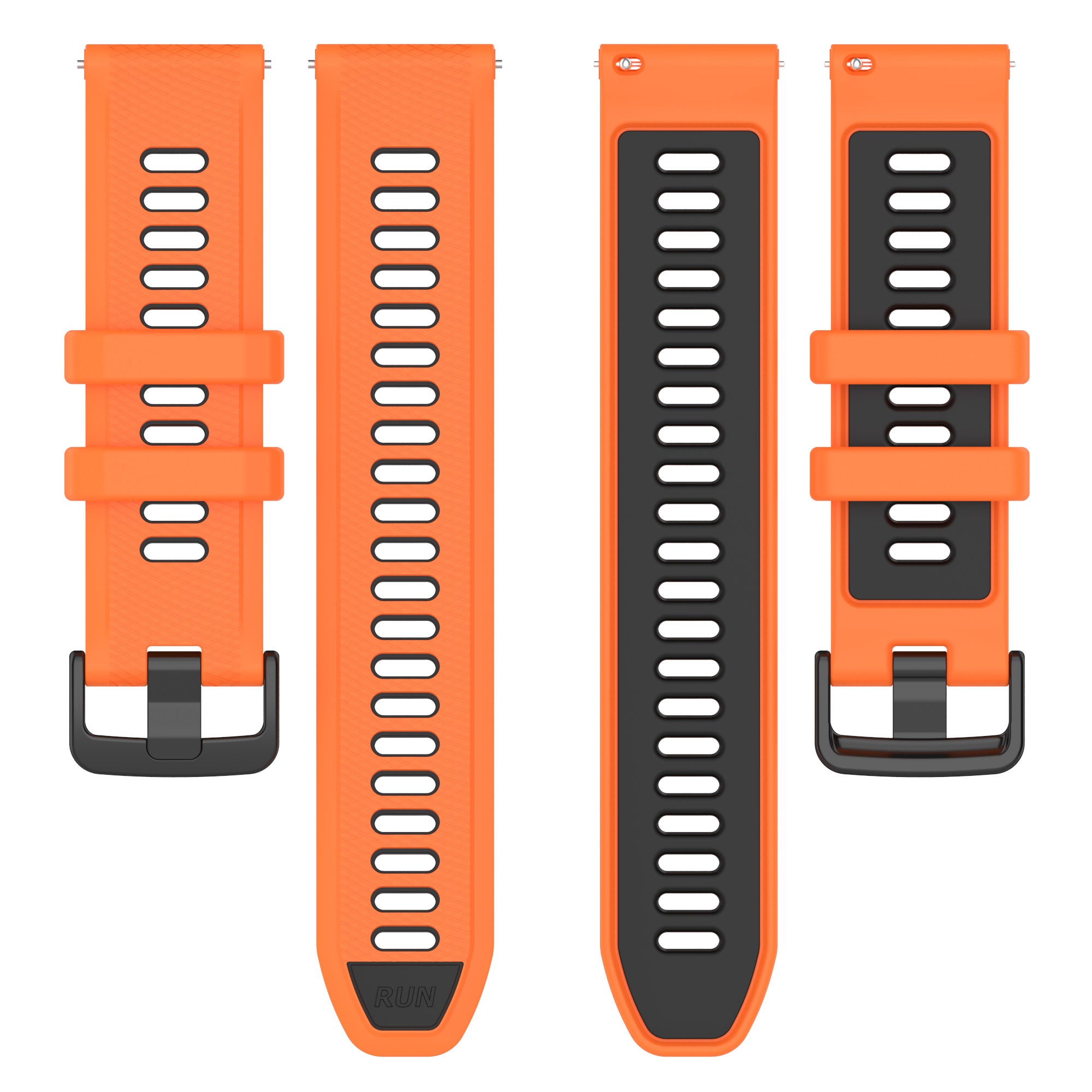 18 mm Quick Release Silicone Watch Band for Garmin Forerunner265 Custom Rubber Watch Strap Meal Alloy (LSHHT414-046)