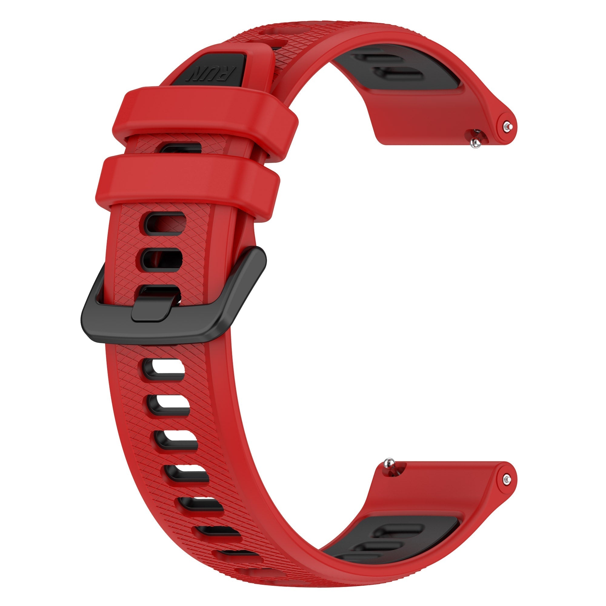 18 mm Quick Release Silicone Watch Band for Garmin Forerunner265 Custom Rubber Watch Strap Meal Alloy (LSHHT414-046)