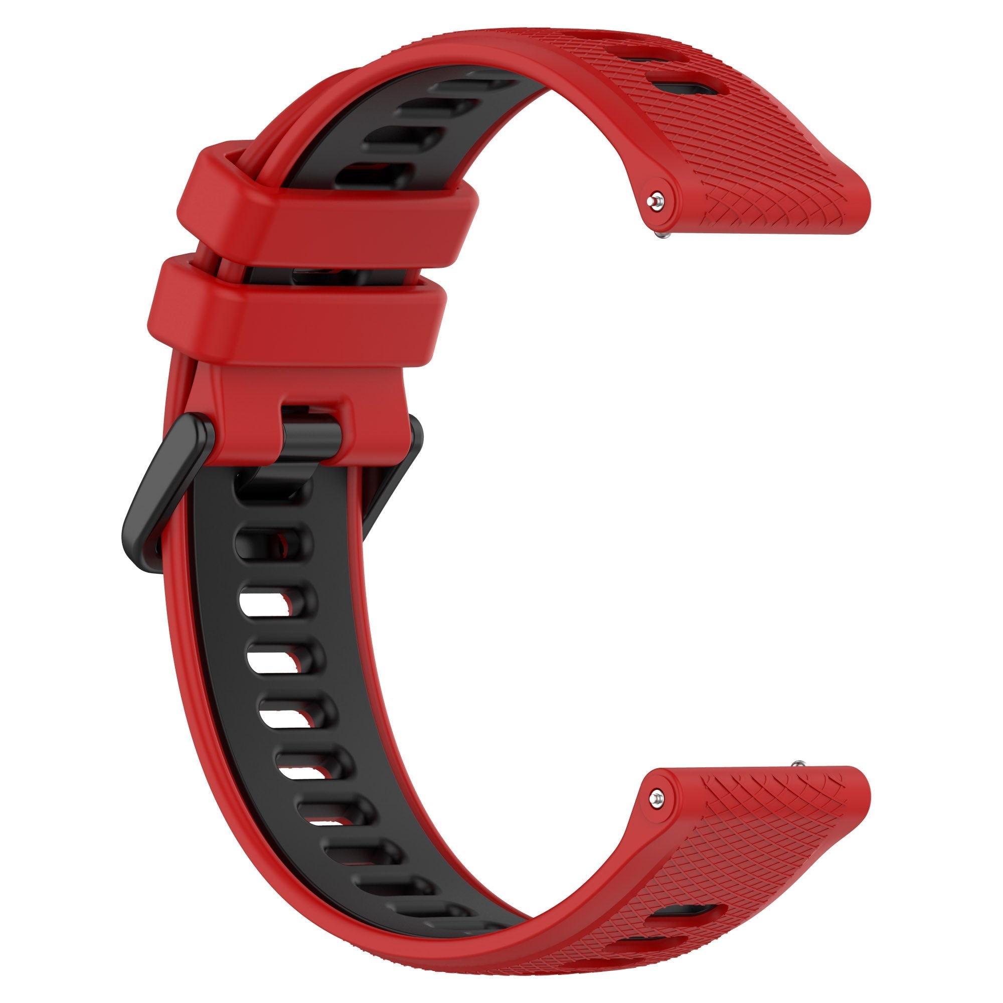18 mm Quick Release Silicone Watch Band for Garmin Forerunner265 Custom Rubber Watch Strap Meal Alloy (LSHHT414-046)