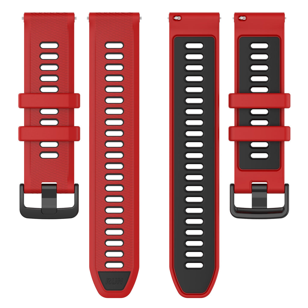 18 mm Quick Release Silicone Watch Band for Garmin Forerunner265 Custom Rubber Watch Strap Meal Alloy (LSHHT414-046)