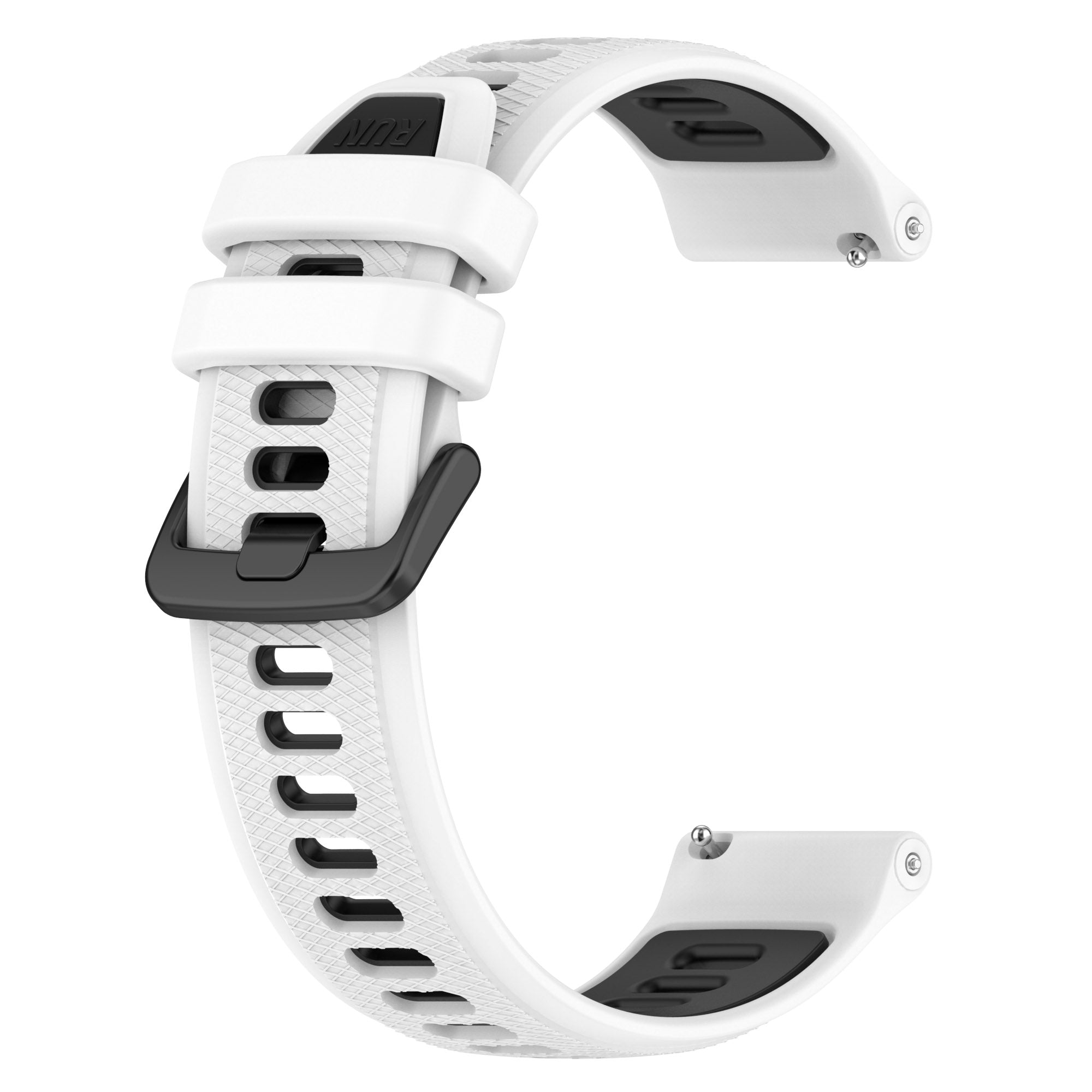 18 mm Quick Release Silicone Watch Band for Garmin Forerunner265 Custom Rubber Watch Strap Meal Alloy (LSHHT414-046)