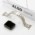 Apple Watch Particles beads diamon inset Stainless Steel Watch Band (LSHSHSHD-001)