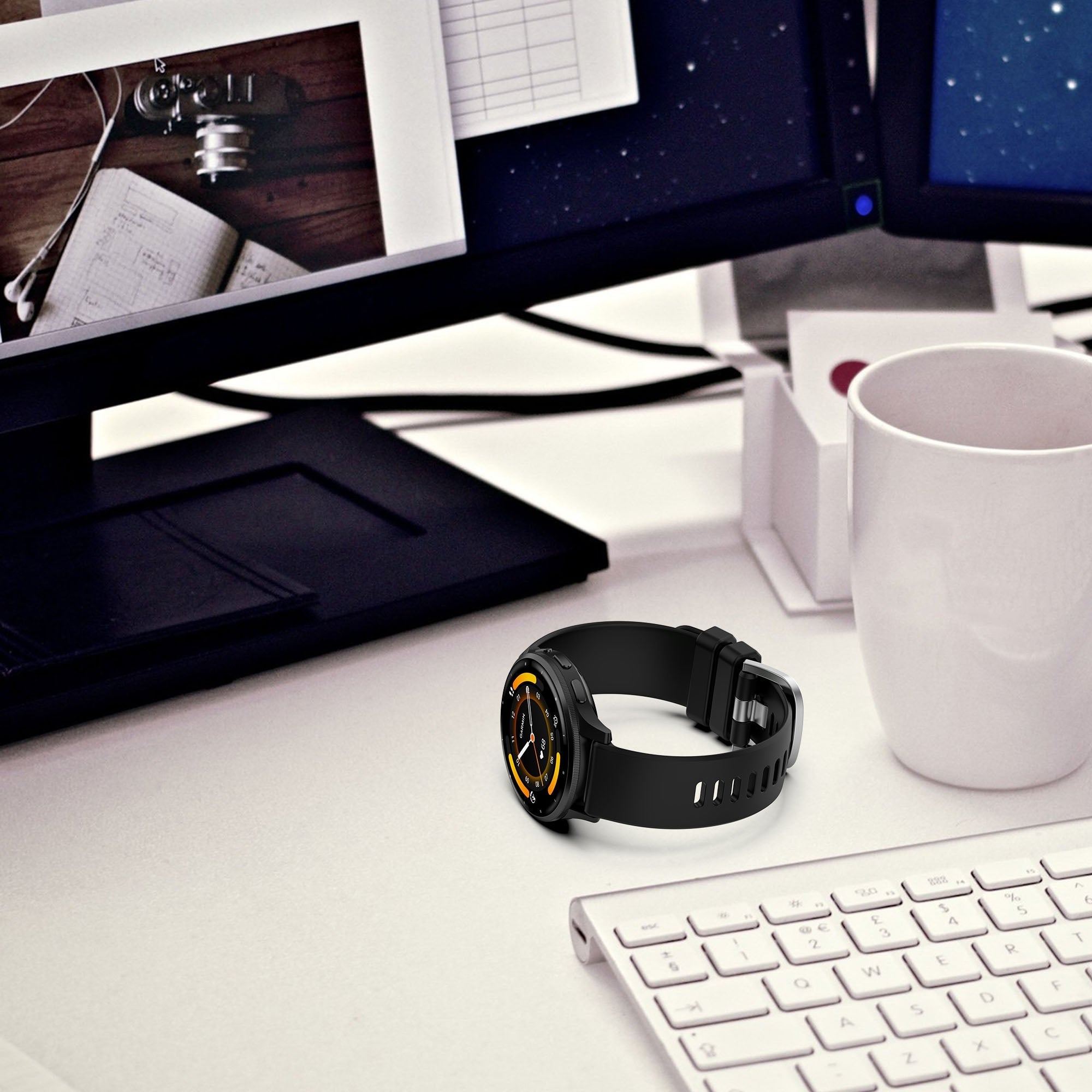 18 mm Quick Release Garmin  Silicone Band (LSHT1010-030)