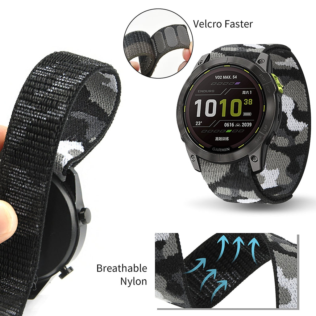 22 mm Quick Release For Garmin Nylon Watch Straps  (LSJL-001)