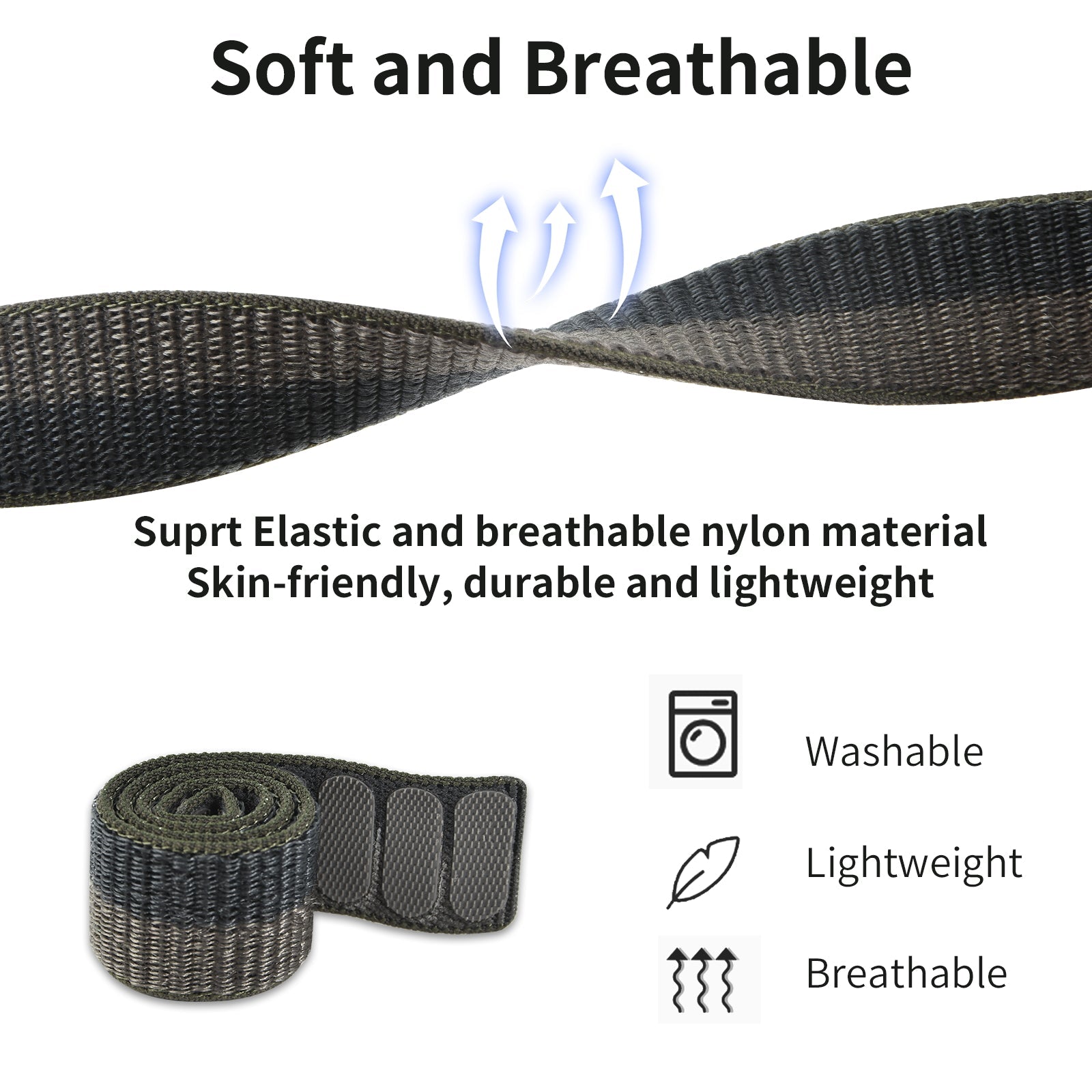 22 mm Quick Release For Garmin Nylon Watch Straps  (LSJL-001)