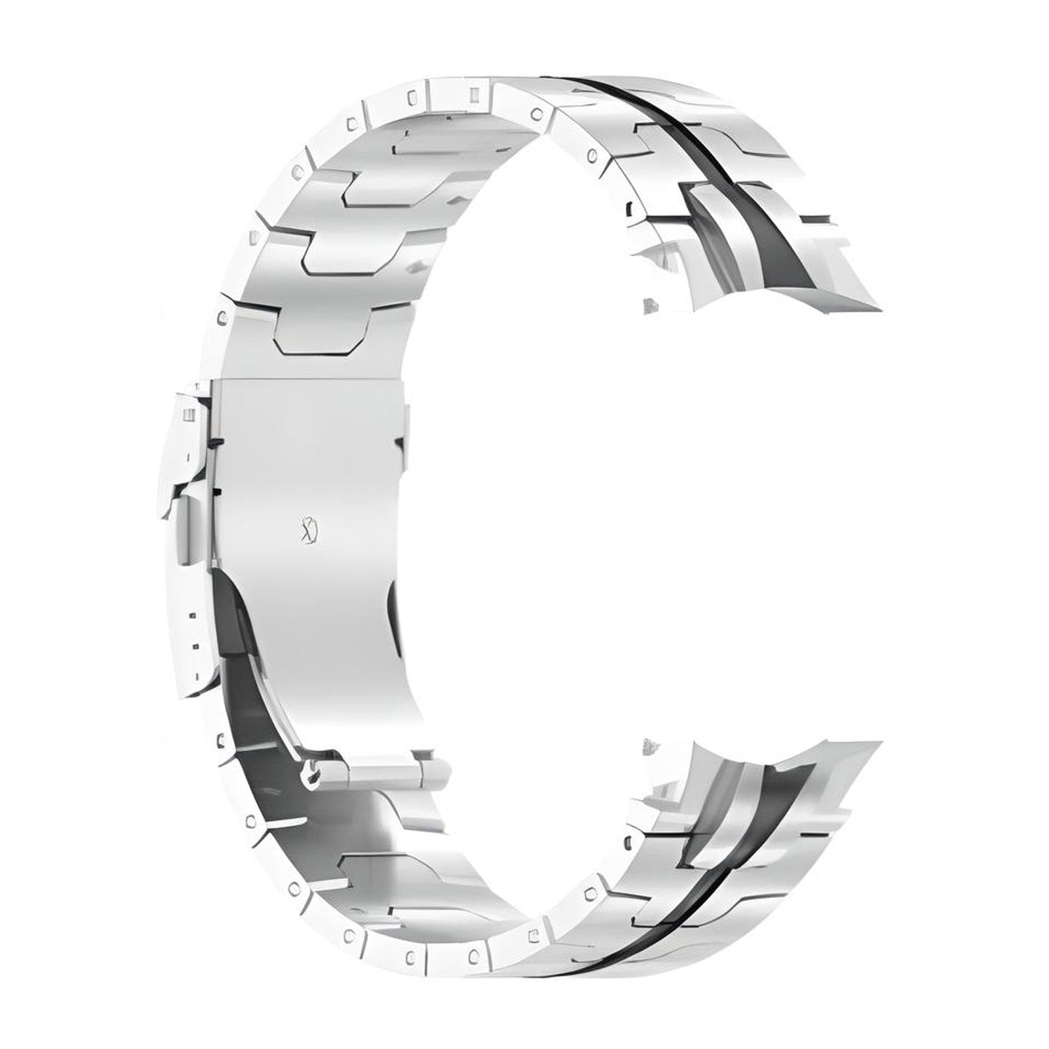 20 mm quick release Stainless steel Watch Band with button for Samsung Galaxy Watch 4 Classic/5 Pro/6 Classic (LSJL-011)