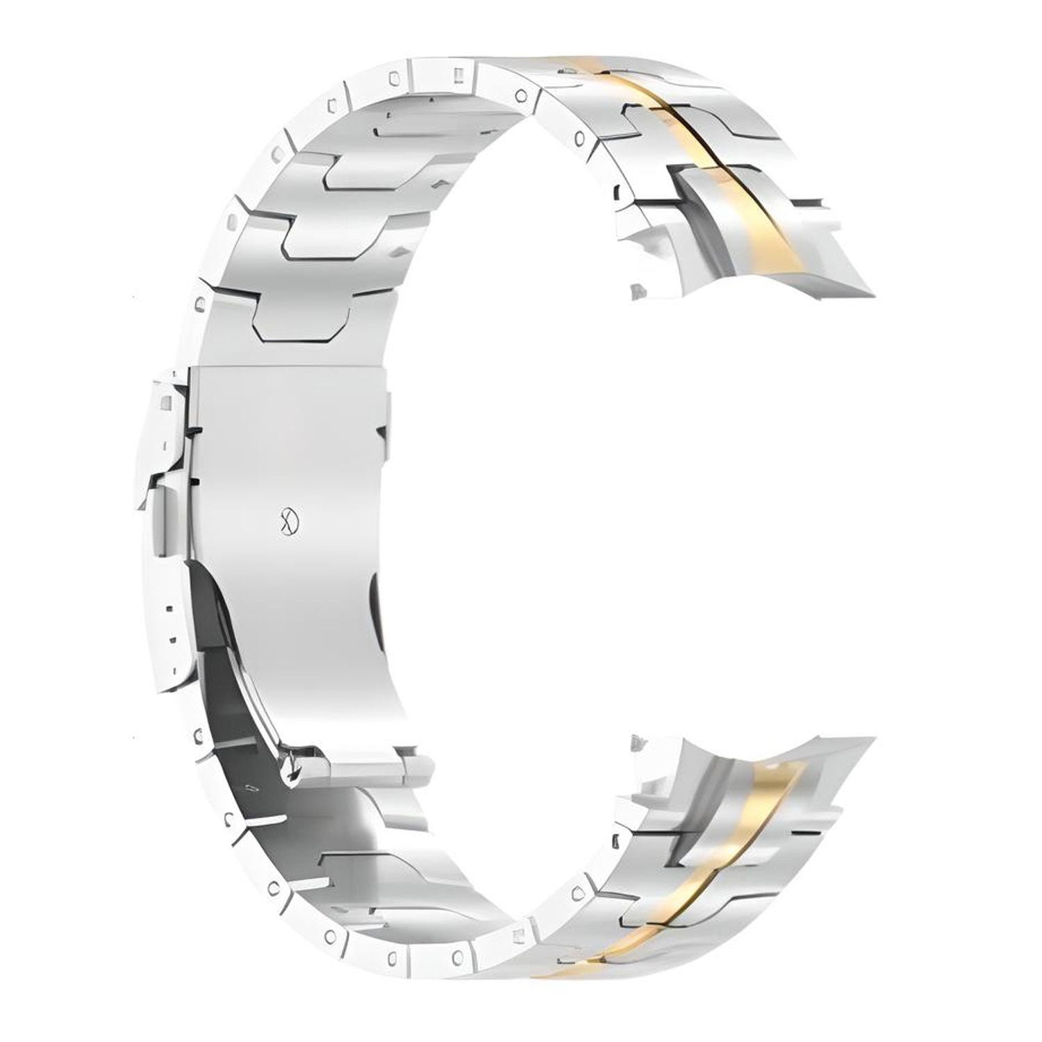 20 mm quick release Stainless steel Watch Band with button for Samsung Galaxy Watch 4 Classic/5 Pro/6 Classic (LSJL-011)