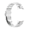 20 mm quick release Stainless steel Watch Band with button for Samsung Galaxy Watch 4 Classic/5 Pro/6 Classic (LSJL-011)