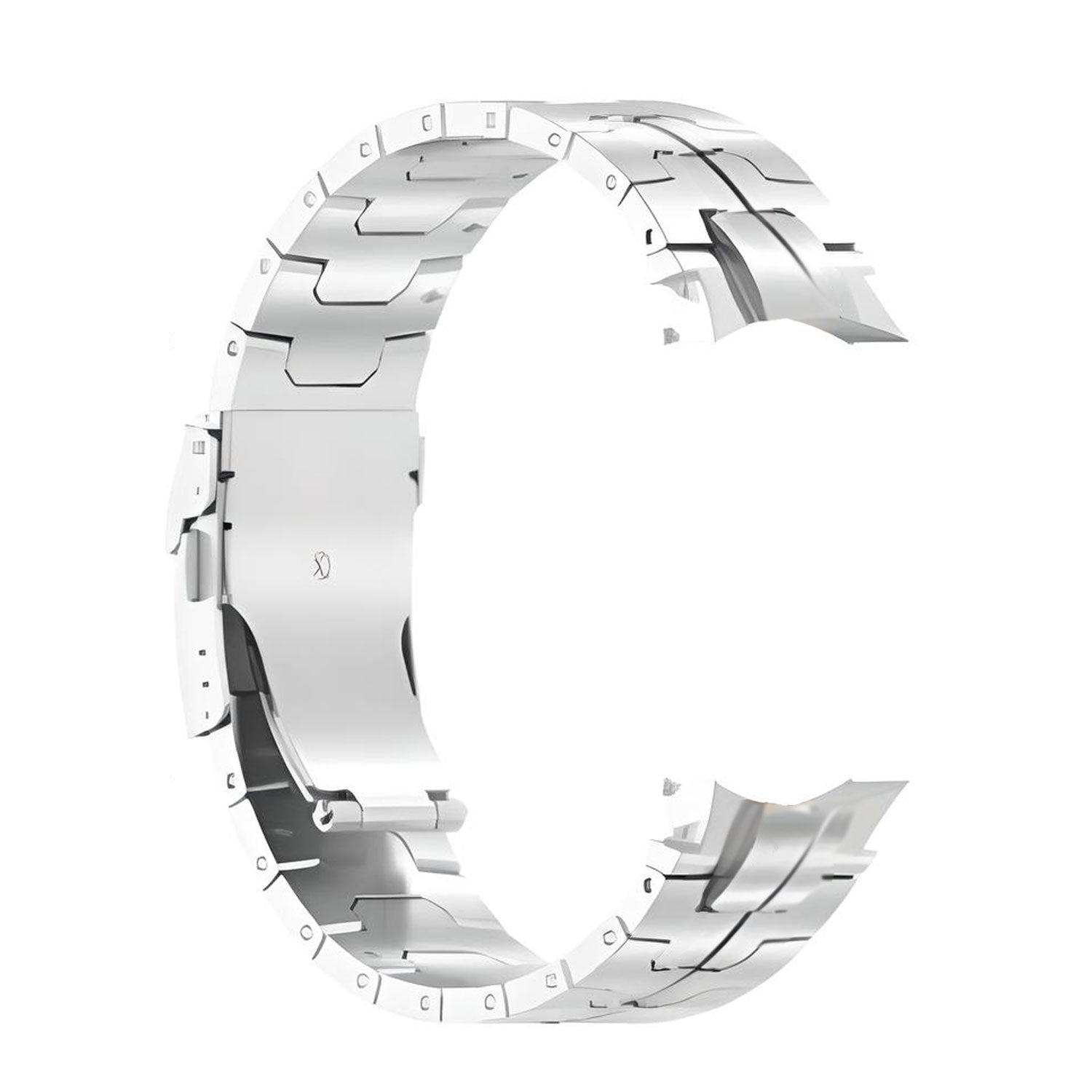 20 mm quick release Stainless steel Watch Band with button for Samsung Galaxy Watch 4 Classic/5 Pro/6 Classic (LSJL-011)
