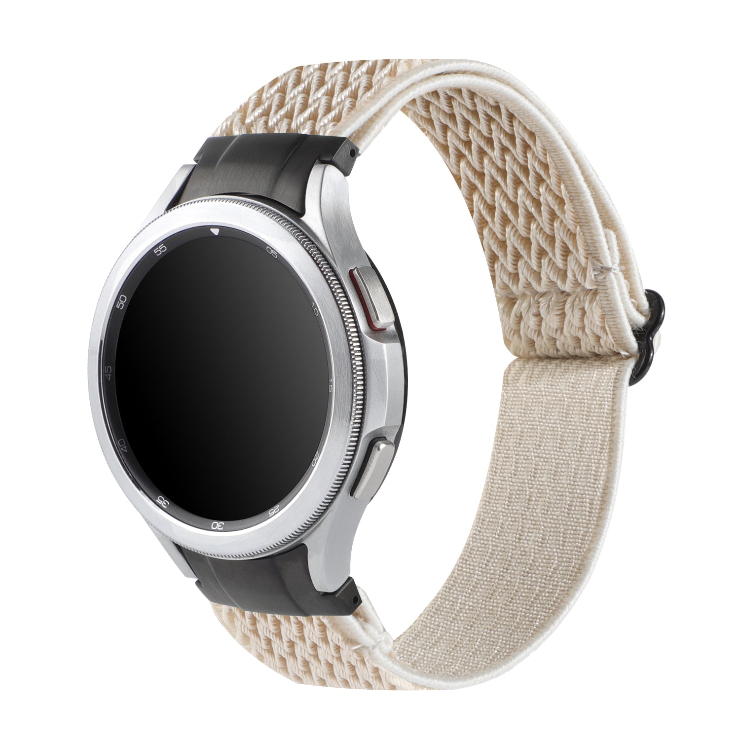 20 mm Quick Release Corrugated Nylon Watch Band for Samsung Galaxy Watch 4 Classic/5 Pro/6 Classic (LSJL-019)