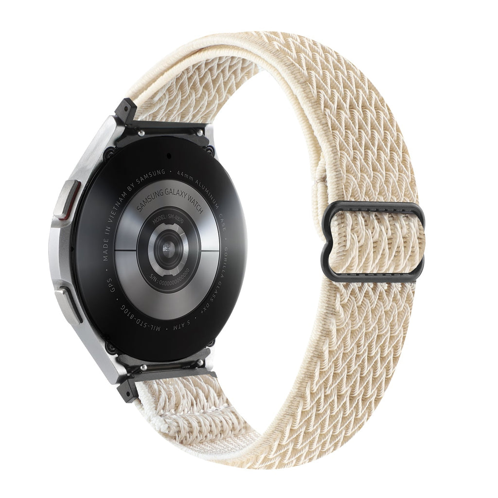 20 mm Quick Release Corrugated Nylon Watch Band for Samsung Galaxy Watch 4 Classic/5 Pro/6 Classic (LSJL-019)