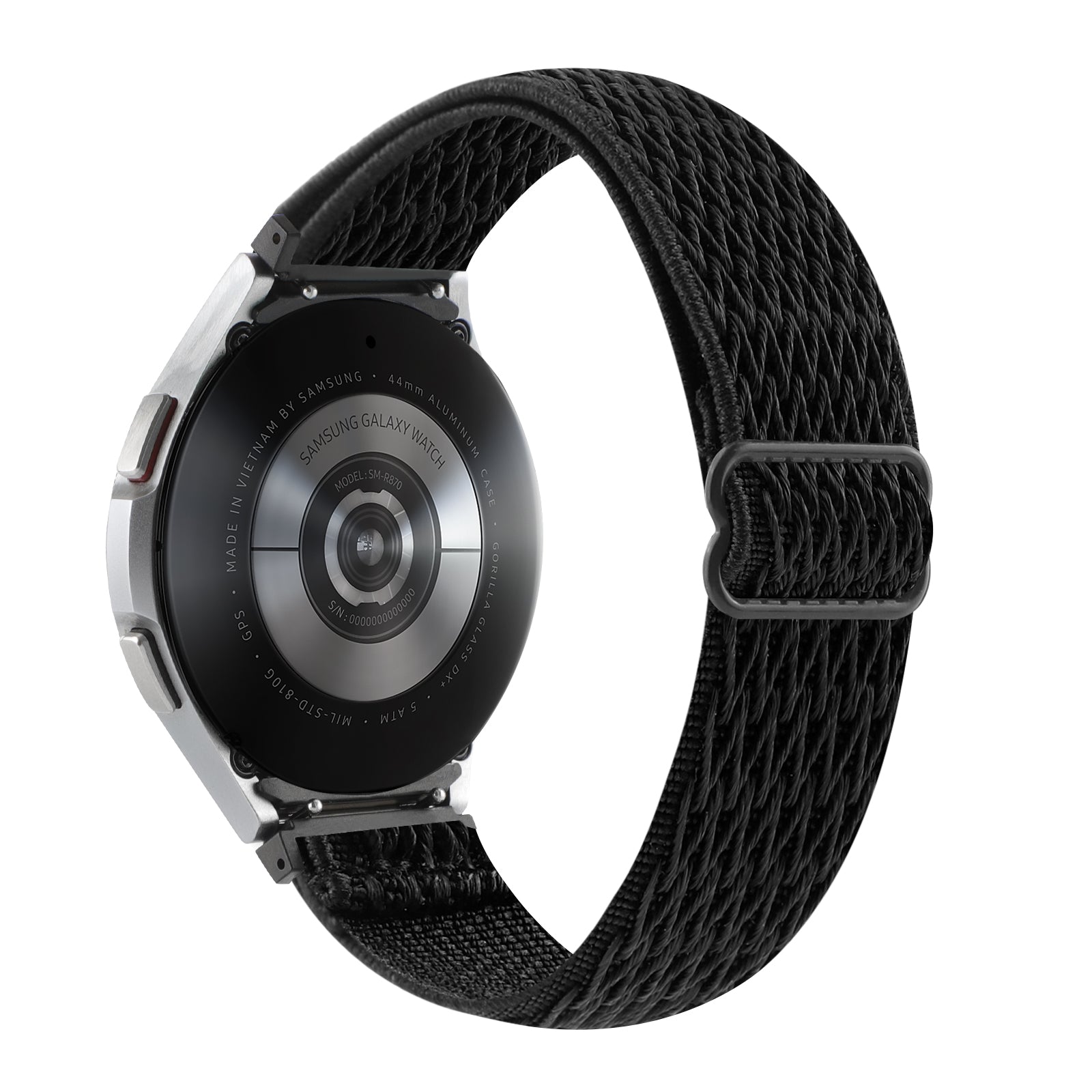 20 mm Quick Release Corrugated Nylon Watch Band for Samsung Galaxy Watch 4 Classic/5 Pro/6 Classic (LSJL-019)