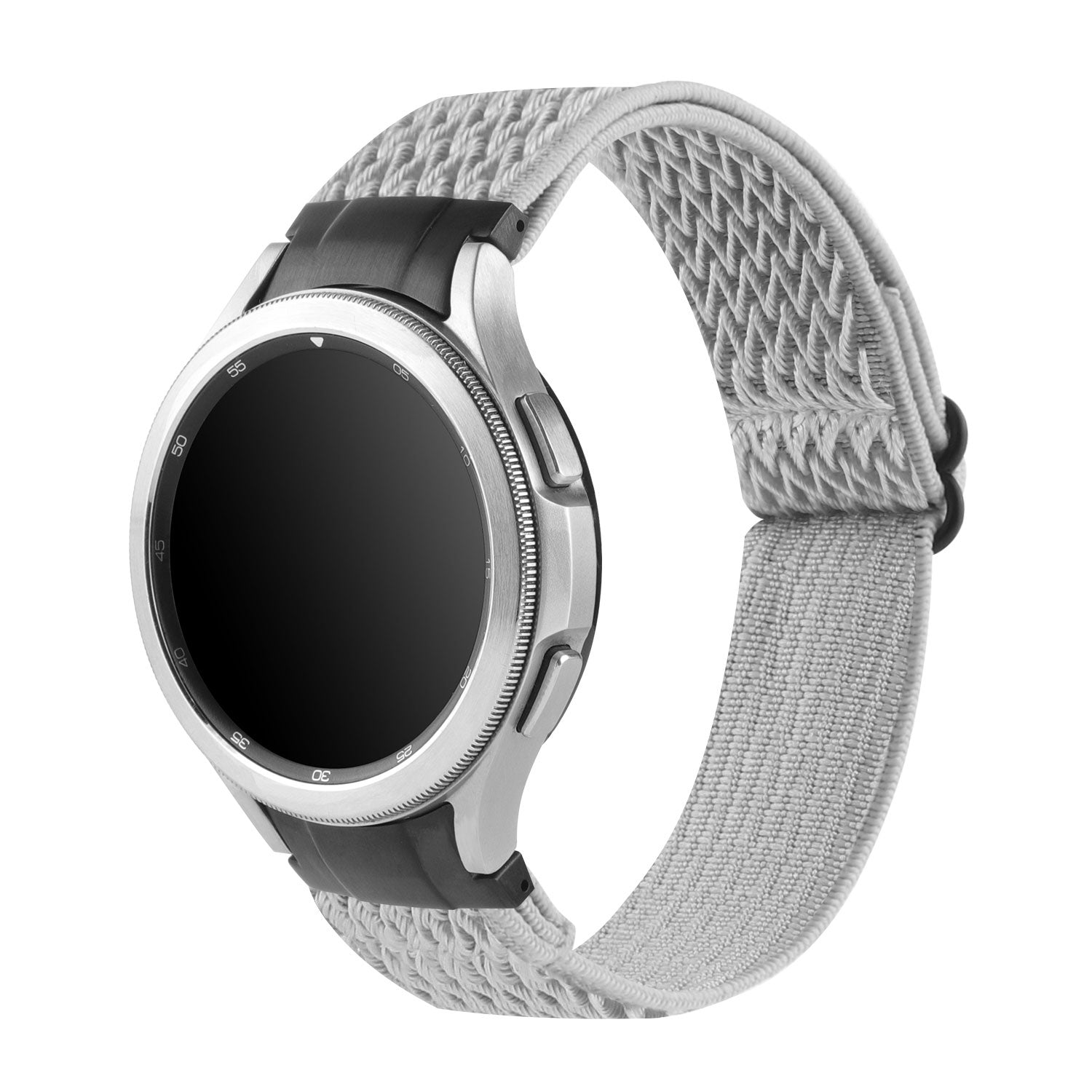 20 mm Quick Release Corrugated Nylon Watch Band for Samsung Galaxy Watch 4 Classic/5 Pro/6 Classic (LSJL-019)