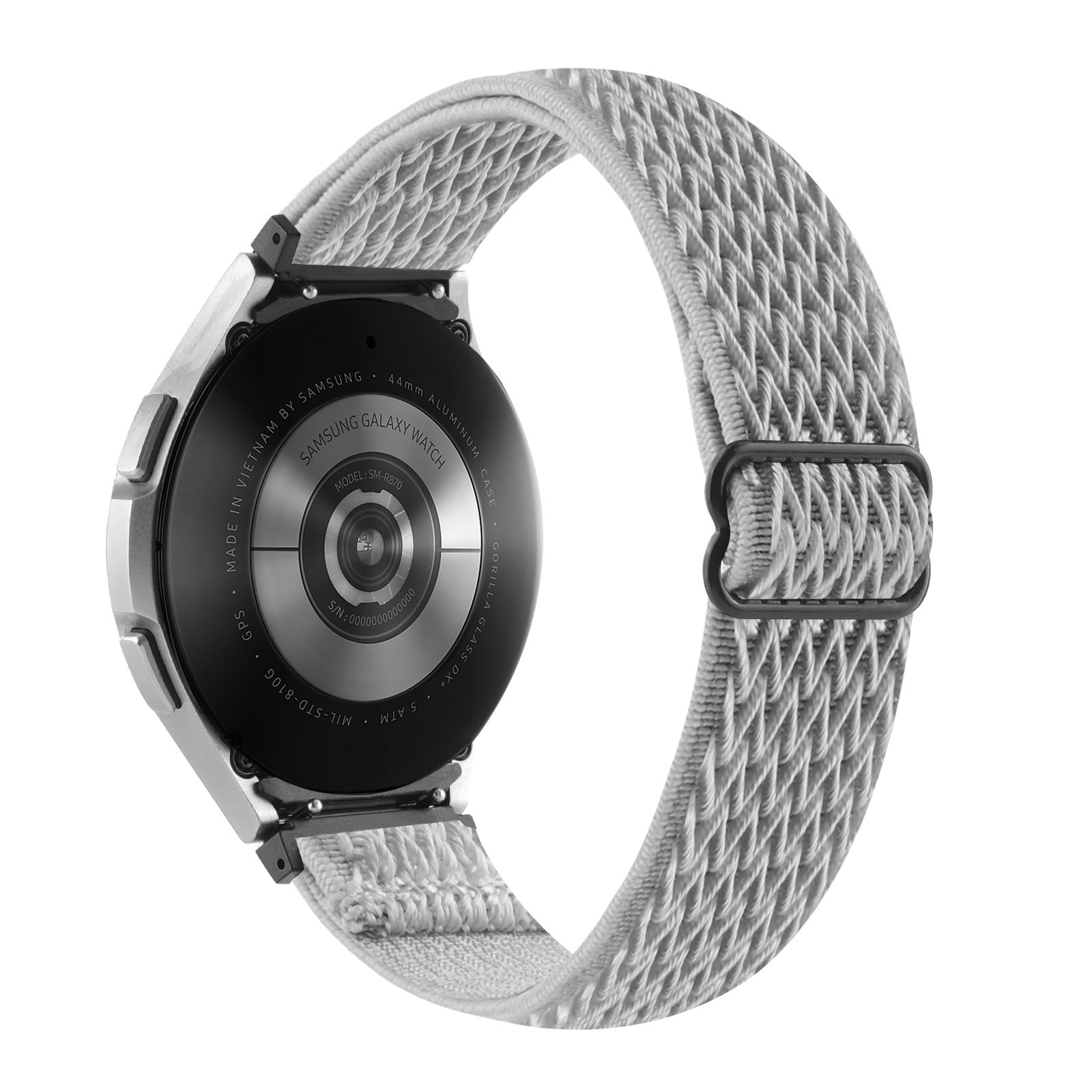 20 mm Quick Release Corrugated Nylon Watch Band for Samsung Galaxy Watch 4 Classic/5 Pro/6 Classic (LSJL-019)