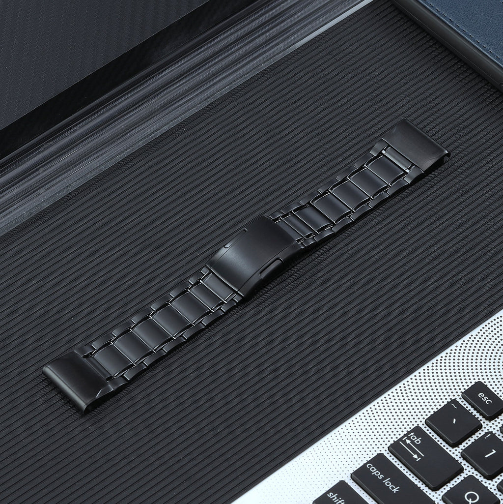 22 mm Quick Fit Titanium Five Beads watch Bands For Garmin Smart Watch (LSJL-020)