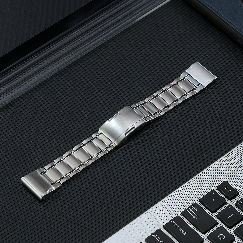 26 mm Quick Fit Titanium Five Beads watch Bands For Garmin Smart Watch (LSJL-020)