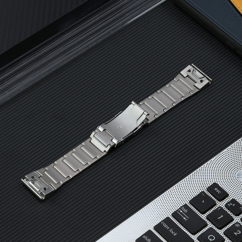 22 mm Quick Fit Titanium Five Beads watch Bands For Garmin Smart Watch (LSJL-020)