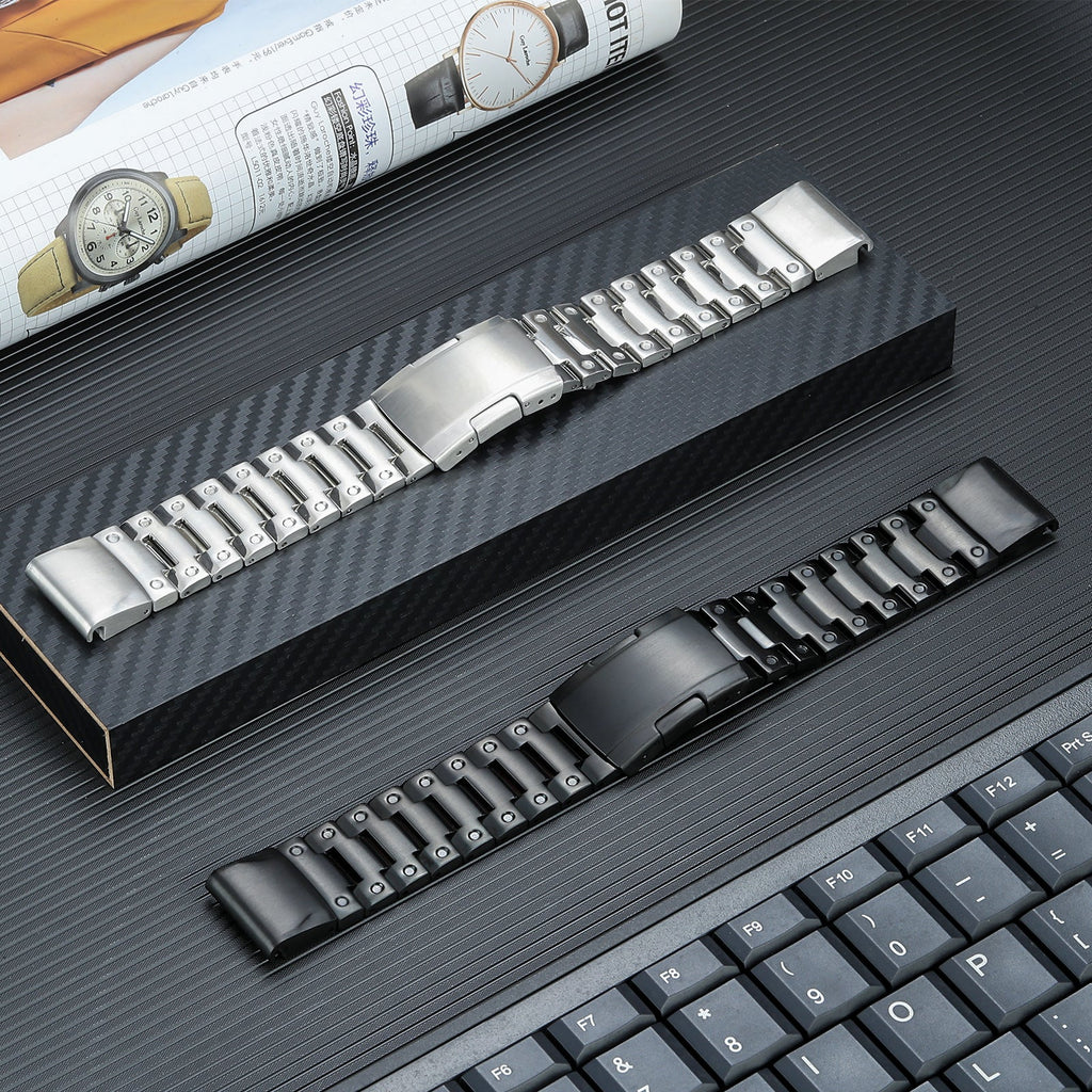 26 mm Quick Fit Stainless steel watch Bands For Garmin Smart Watch (LSJL-021)