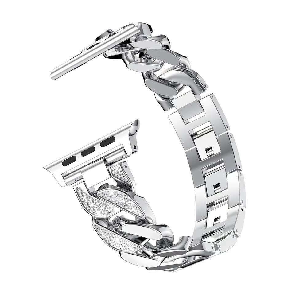 Apple Watch Metal Alloy with Diamond Inset watch band (LSJL-022)