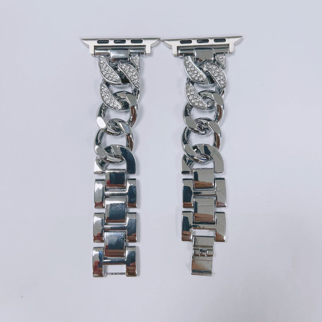 Apple Watch Metal Alloy with Diamond Inset watch band (LSJL-022)